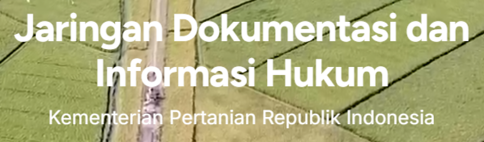 JDIH KEMENTERIAN PERTANIAN