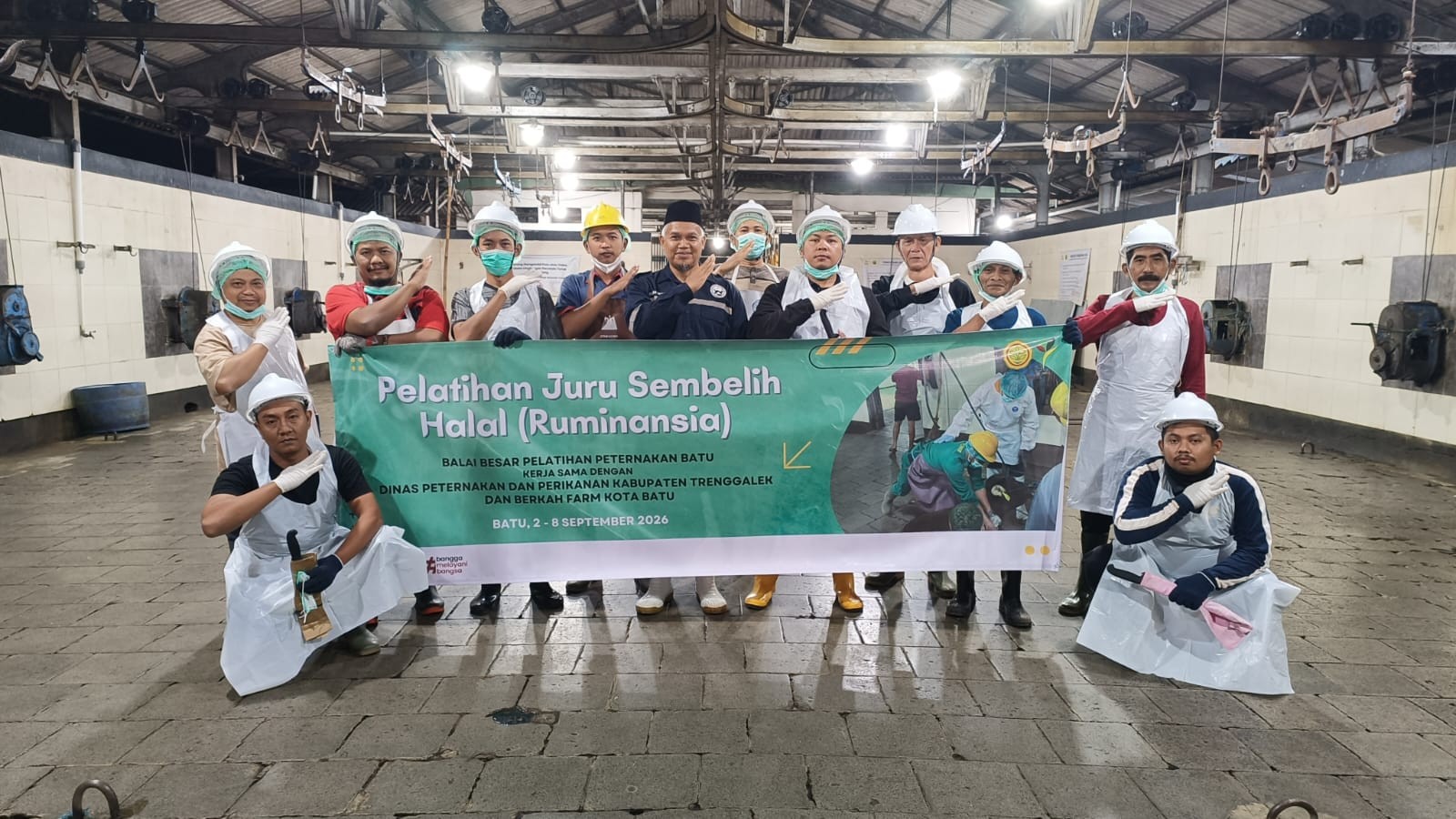 Jamin Penyediaan Daging ASUH, UPT Pelatihan Kementan Gelar Pelatihan Juru Sembelih Halal