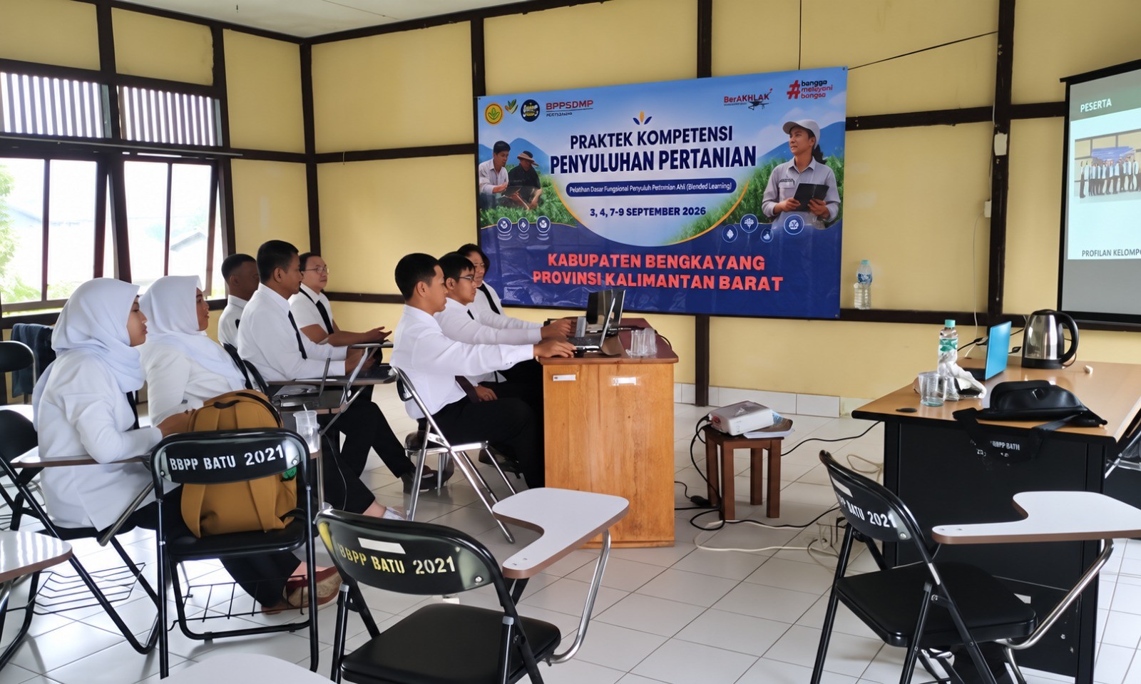 Perkuat Kompetensi Penyuluh Pertanian Kalbar, UPT Pelatihan Kementan Gelar Pelatihan Dasar Fungsional Penyuluh Pertanian